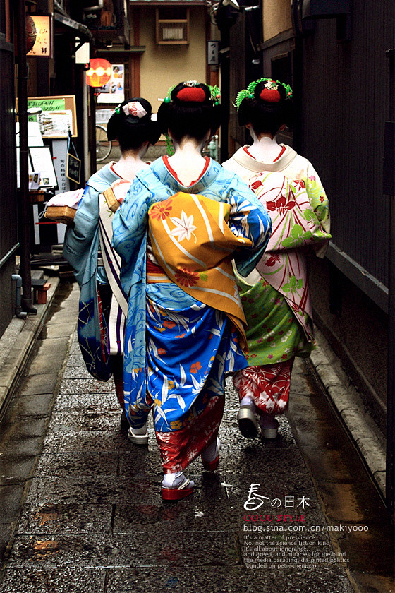 春の日本(三)--京都街头偶遇绝色艺伎