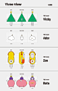 arttoy cartoon characters cute figure illust ILLUSTRATION  toy