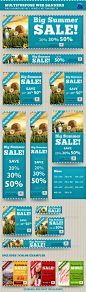 Multipurpose Web Banners - GraphicRiver Item for Sale