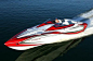 White & red boat Eliminator 300 Eagle XP