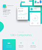 Datta - Dashboard UI Kit : 130+ beautiful components for prototyping, design & developing amazing dashboard apps.Exclusive and modern Dashboard UI Kit with over 130 custom designed components is perfect match for your next dashboard app.Based on card 