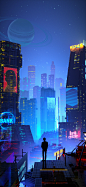 Scifi city on Behance