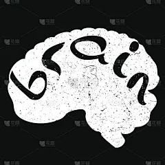 文字与手绘大脑