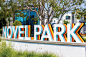 Novel Park · RSM Design : The design team at RSM was invited by FivePoint to craft the environmental graphic design and wayfinding signage at the neighborhood park. The space offers a moment to rest, relax, and enjoy the great outdoors.
