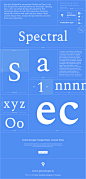 Spectral, the first parametric Google font by Prototypo.