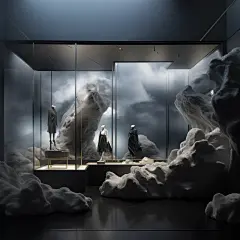 DIOR 虚拟体验空间设计 | 现实与虚无的对比与融合-20-花瓣网