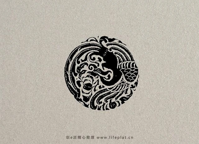 中国古代传说中的瑞鸟——凤凰的纹样图腾-花瓣网