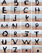 西文字体 A-Z 创意设计（一） - 字体 - 顶尖设计 - AD518.com