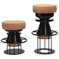 Black Tembo Stool, Note Design Studio | From a unique collection of antique and modern stools at <a class="text-meta meta-link" rel="nofollow" href="https://www.1stdibs.com/furniture/seating/stools/" title="https://ww