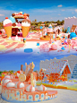 泰国芭提雅最新网红拍照冰淇淋糖果主题公园
