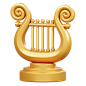 Lyre 3D Icon - Free Download Culture & Religion 3D Icons | IconScout