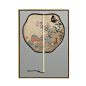 新中式工艺挂画

  灵感来自古老的中国宫扇，风情万种，凝聚古今美术精华；

  小小的宫扇上，那份古典的精致与历史人文气息，给你不一样的新中式生活。