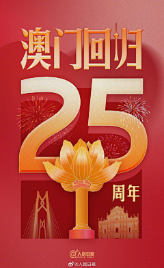 门前一棵桃子树采集到央视人民日报-插画海报