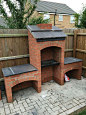 Best DIY Backyard Brick Barbecue Ideas25