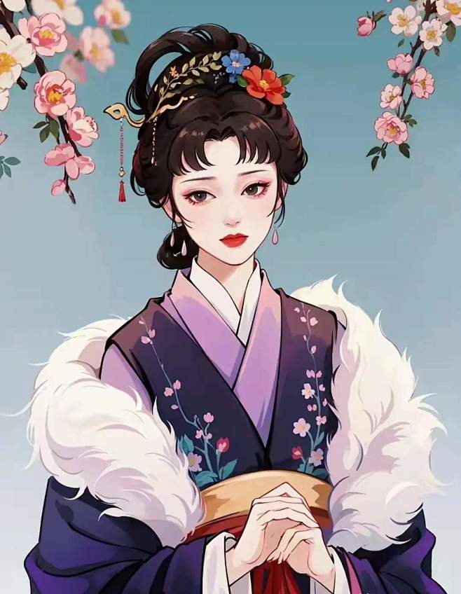 小时候连环画里的美女头像全部帮你整理好了...