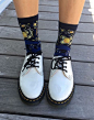 Docs and Socks: the 1461 Virginia shoe. Shared by mdna666.: