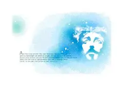 朦胧蓝色墨迹上的耶稣头像EPS素材|海报素材|花纹素材|卡通插画|时尚花纹|矢量素材|矢量图|手绘插画|无框画|耶稣头像|装饰画|装饰画素材