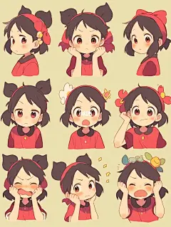 可爱小女孩表情包