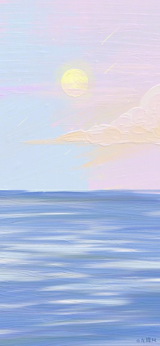 想和你一起看夏天的海（投稿：@九絳风 ）...