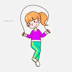 女生健身跳绳锻炼图片大小3000x3000px 图片尺寸509.35 KB 来自PNG搜索网 pngss.com 免费免扣png素材下载！爱生活#爱运动#奔跑#短发#锻炼#放松#健康#节奏感#解压#卡通手绘#女孩#女性#跑步#