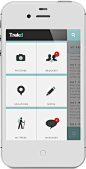 App | Trekd Concept on Behance http://designart.zcool.com.cn/