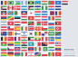 win8扁平风格的世界各国国旗_国家国旗图标psd素材下载 #Web# #素材# #网页#
