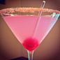 Kinky Blow Pop Martini {Kinky Liqueur, Bubble Gum Vodka, Pink Lemonade, Lemon Lime Soda,