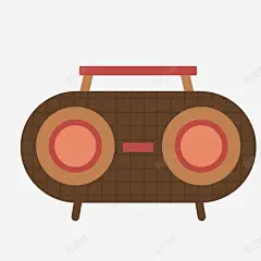 卡通录音机图标 免费下载 页面网页 平面电商 创意素材
