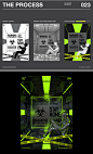 草稿到终稿！9张3D物件和海报的融合玩法，来自 Jackie Price 的C4D海报设计过程。字体、色彩和形状的把控都十分了，可得收藏起来！ ​​​​