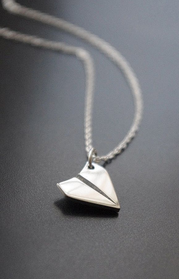 Paper Airplane Neckl...