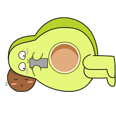 微信表情包《10分》牛油果-【早点睡呀】