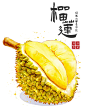 夏日清新水果九宫格～水彩 -Susuim