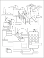 插画设计丨城市里忙碌的设计师们