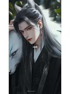AI古风美男手机壁纸
