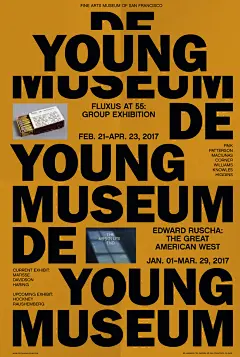 字体设计

7小时前
来自 微博网页版
早！从旧金山 De Young 博物馆的展览海报设计上学版面布局。