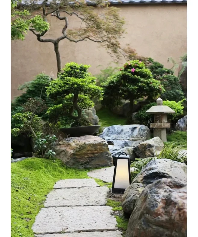 日式禅意庭院～杭州别墅庭院设计图片_L—风格/禅意图片素材-花瓣网
