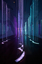 Cantus Arcticus - #light #art #installation by Bruce Munro