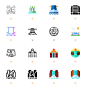瀑布<br/>寻图标<br/>icon.52112.com