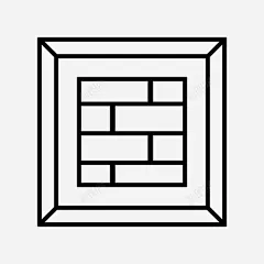 墙框艺术砌块图标高清素材 努力工作 墙框 当代 砌块 砖 艺术 免抠png 设计图片 免费下载