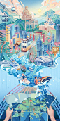 香港城市画报｜城市旅游插画_1_木青蔓设计_来自小红书网页版