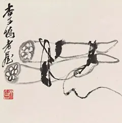 秋风起，齐白石那些写意瓜果，令人梦归田园|绘画|南瓜_网易订阅