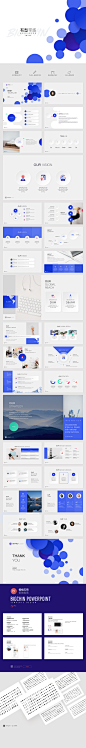 Blue business general ppt template