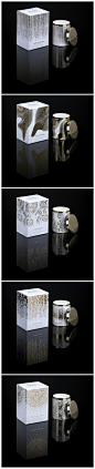 蜡烛DL&Co品牌包装by Yeva Babayan。其设计灵感来自于大自然和Mandelbrot集的集合。