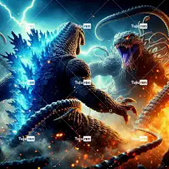 怪物 怪兽 哥斯拉 龙 蜥蜴 恐龙 生物 怪物电影 巨大的