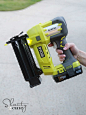 Ryobi AirStrike Battery Nailer/cordless... Just about the coolest tool ever.