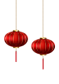 中国灯笼春节传统中国风元素_PNG：