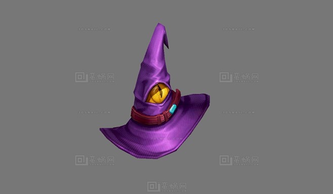 巫师帽子 魔法师 紫色女巫帽 古灵精怪帽...