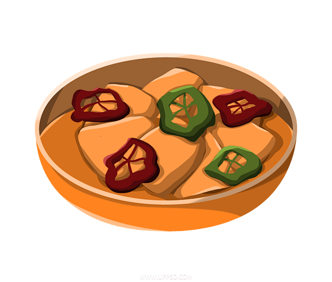 美食插画PNG图片