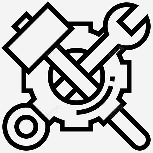 维修硬件机器图标