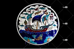 瓦 工艺 艺术 盘子 陶瓷制品 土耳其 阿塔莱Melahat辉光